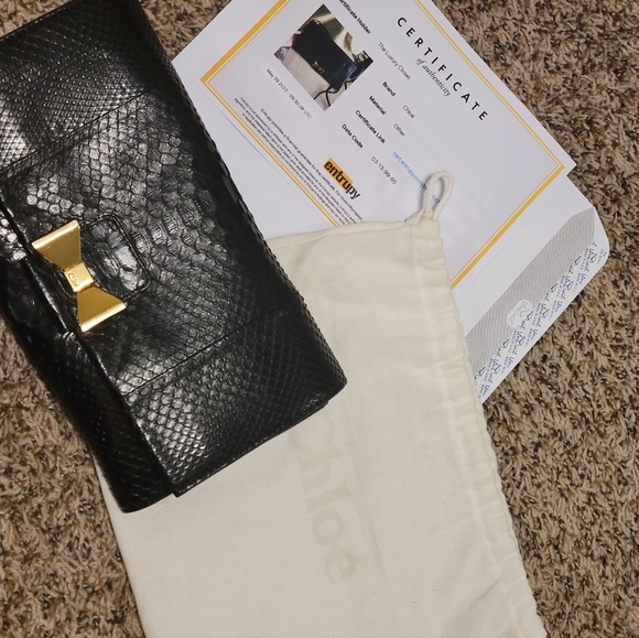 Chloé Python Handbag - Picture 9 of 9